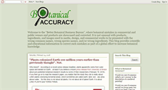 Desktop Screenshot of botanicalaccuracy.com